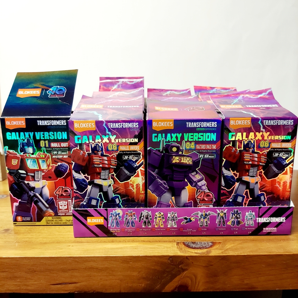 Blokees Transformers Galaxy Version Model Kits, 10 Mystery Boxes from 06, 04, 01